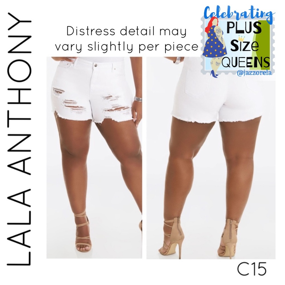Lala Anthony Distressed Shorts 20 (C15)